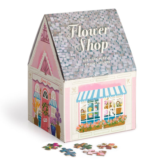 Chronicle Books - Joy Laforme Flower Shop 500 Piece House Puzzle