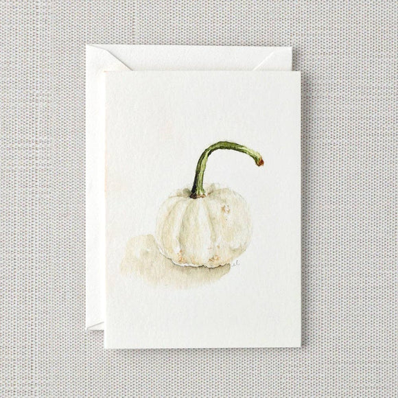 emily lex studio - White pumpkin mini notecard