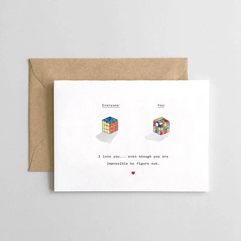 Spaghetti & Meatballs - Rubix Cube - I Love You Even Though You Are Impossible...