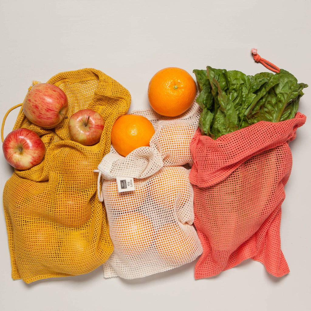 Now Designs by Danica - Le Marche Coral Mesh Produce Bags Set of 3