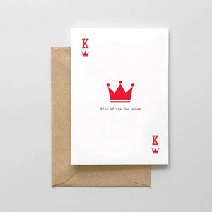 Spaghetti & Meatballs - King of the Dad Jokes Card