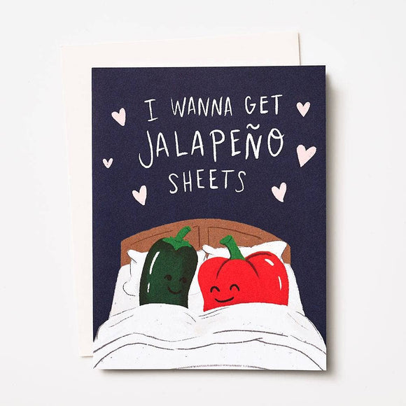 Paper Source Wholesale - Jalapeno Sheets Love Valentine's Card