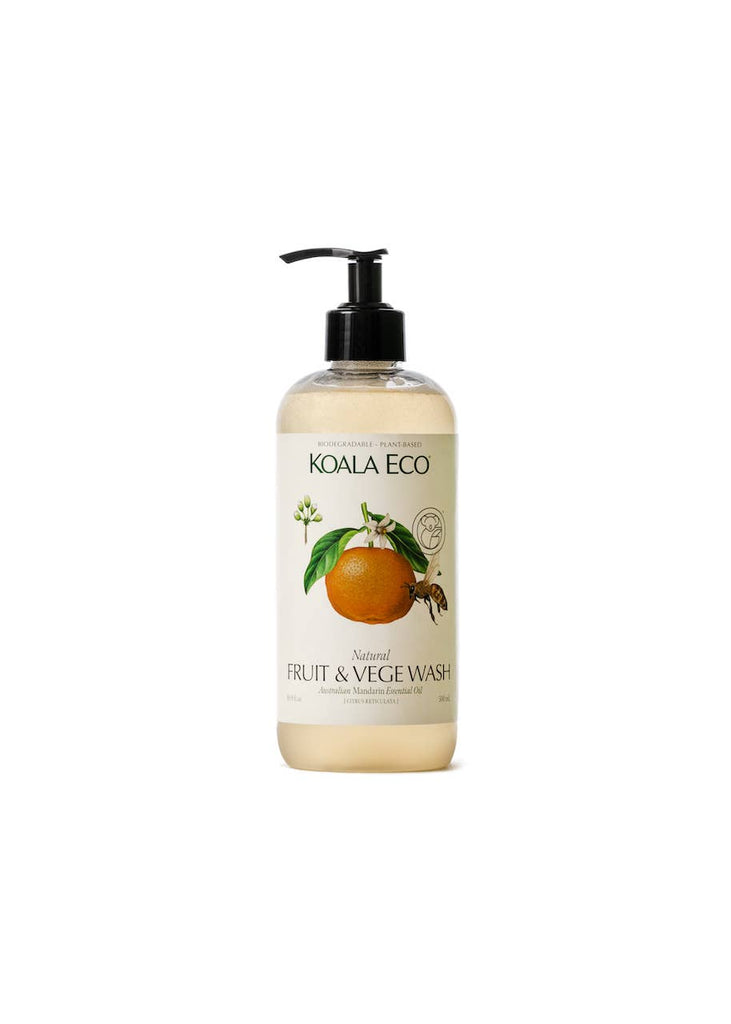 Koala Eco - BESTSELLER - Natural Fruit and Vege Wash Mandarin, 16 oz