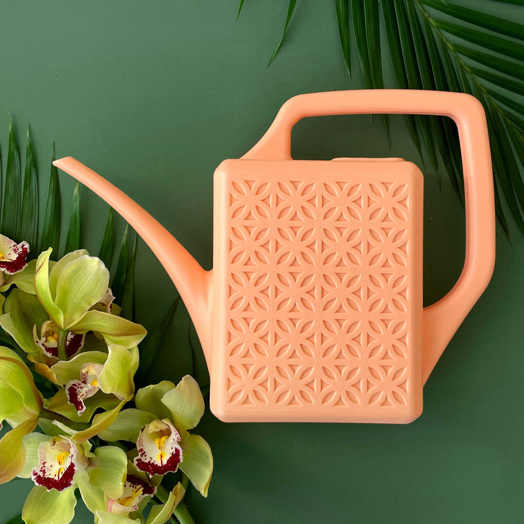 Jungle Club - Breeze Block Watering Can | Peach