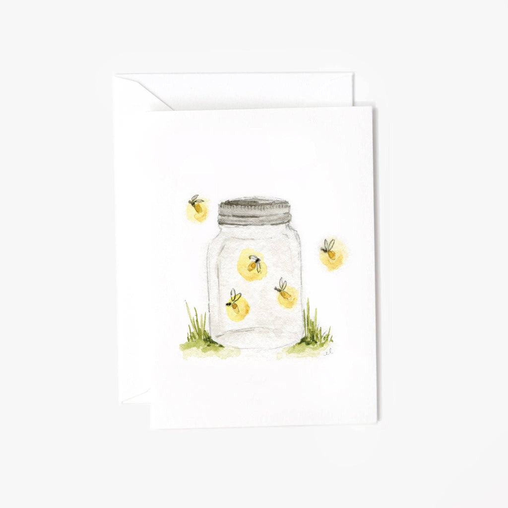 emily lex studio - Fireflies mini notecard