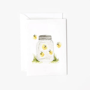 emily lex studio - Fireflies mini notecard