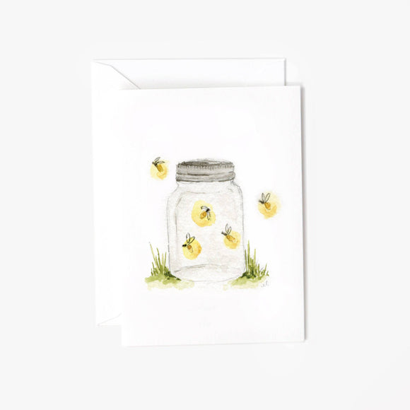 emily lex studio - Fireflies mini notecard