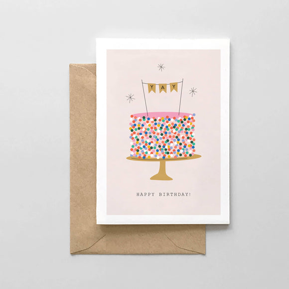 Spaghetti & Meatballs - Happy Birthday Sprinkle Cake