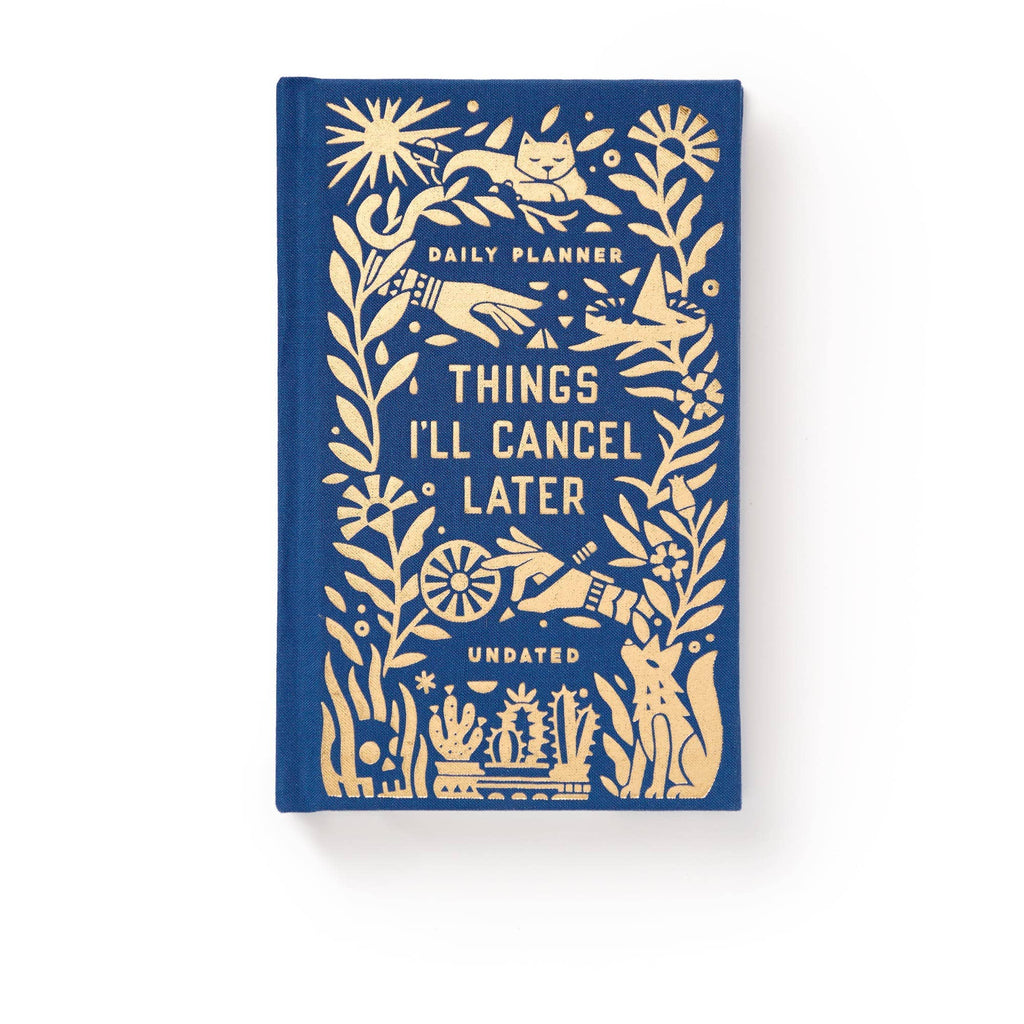 Chronicle Books - Brass Monkey Things I'll Cancel Later Undated Mini Planner