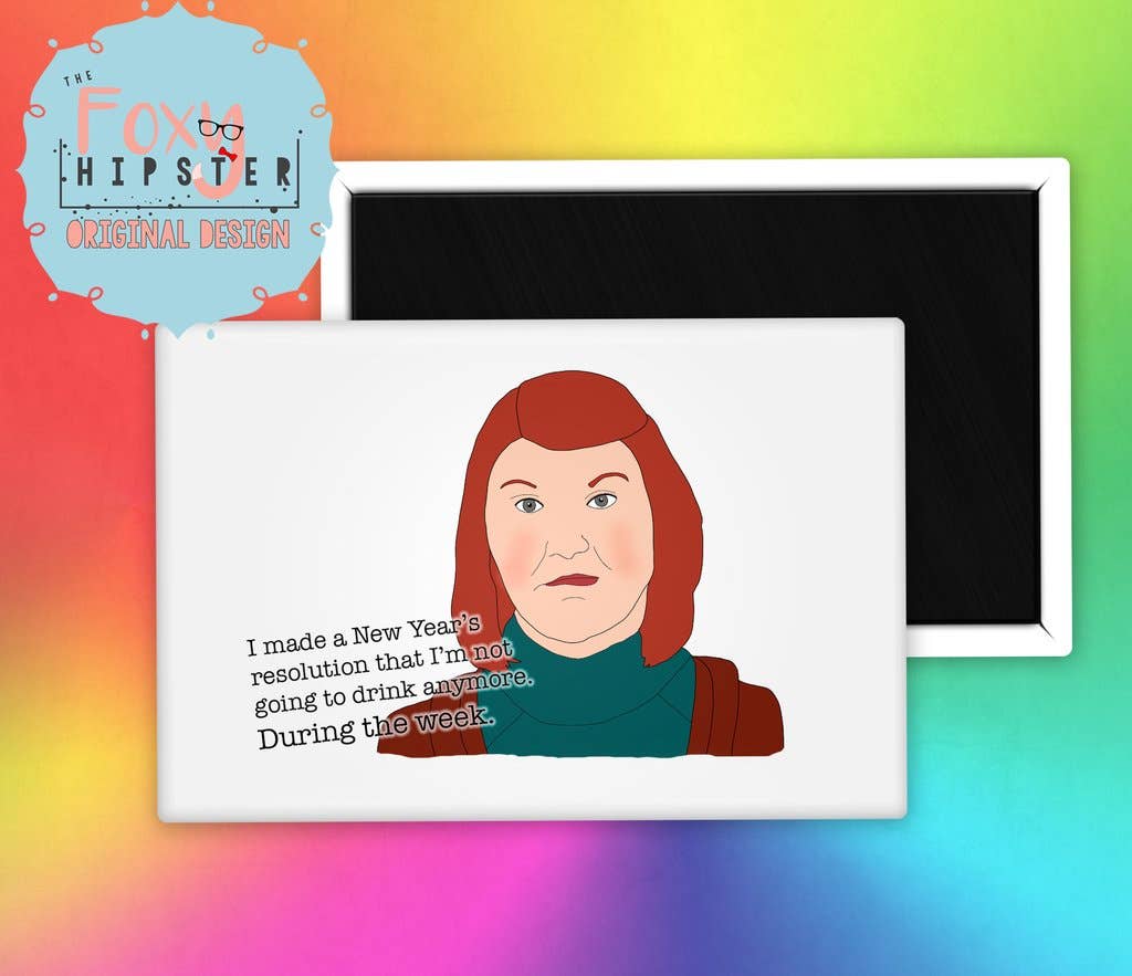 Meredith Palmer Drinking Quote The Office Fridge Magnet